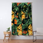 Tropical Orange Garden III Window Curtain Gallery Image 5