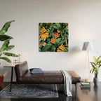 Tropical Orange Garden III Wood Wall Art Gallery Image 2