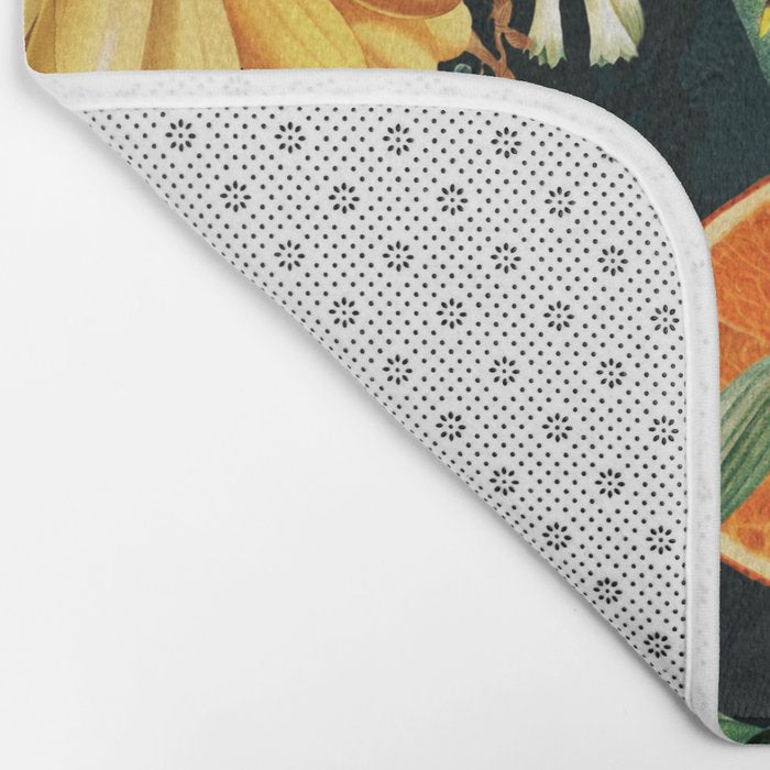 Tropical Orange Garden III Bath Mat Gallery Image 2