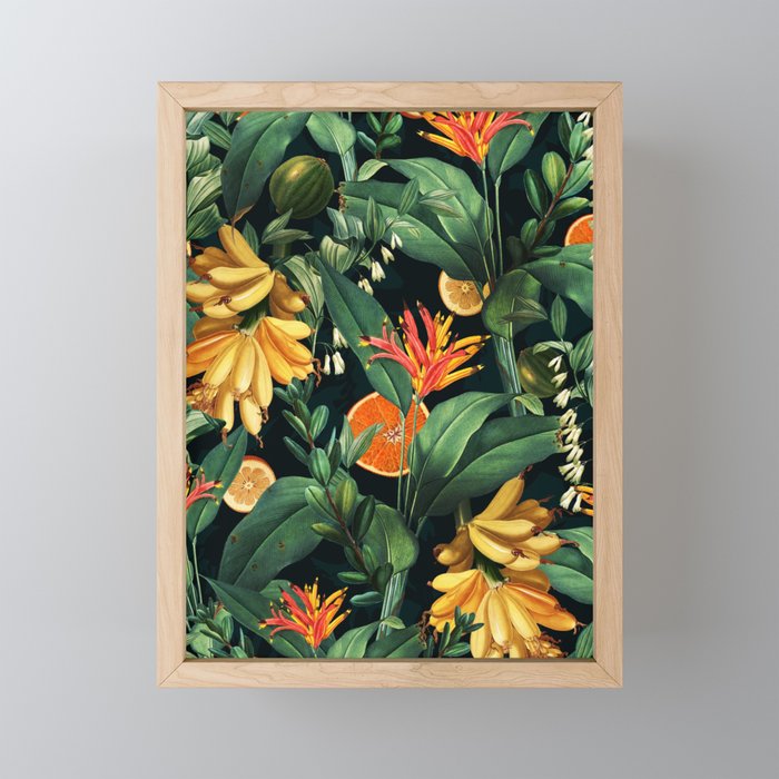 Tropical Orange Garden III Mini Art Print Gallery Image 1