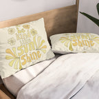 be kind like sunshine // retro surf art by surfy birdy Pillow Sham Gallery Image 2