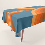 Abstraction_SUN_RISING_RETRO_SPACE_POP_ART_0906S Tablecloth Gallery Image 1