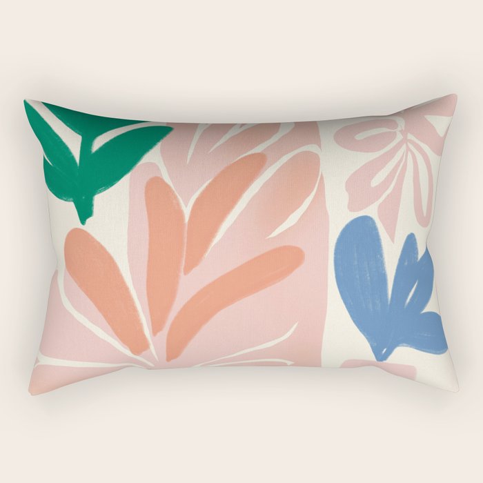 Harmonious plants composition Rectangular Pillow Gallery Image 1