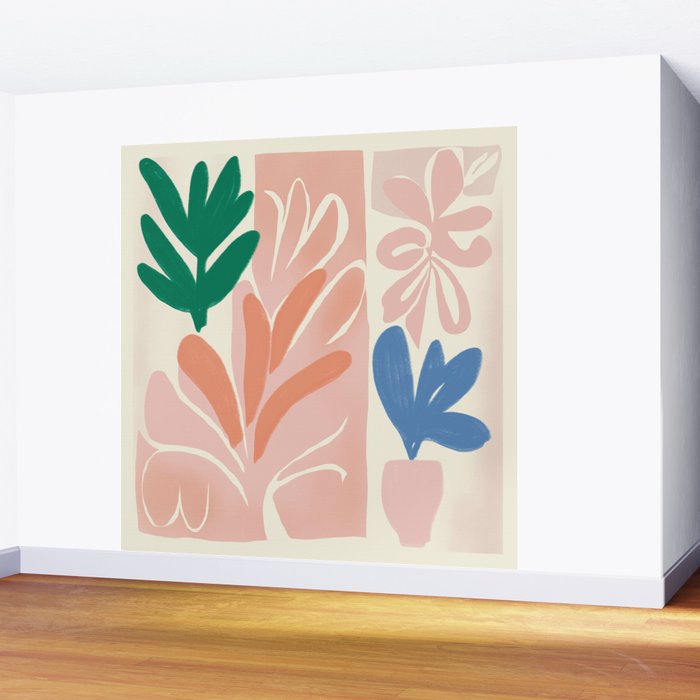 Harmonious plants composition Wall Mural Gallery Image 2