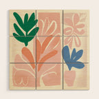 Harmonious plants composition Wood Wall Art Gallery Image 1