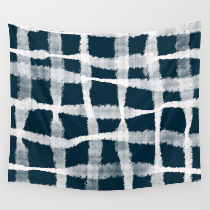 Tie Dye no. 1 in Indigo  Wall Tapestry Gallery Image 4