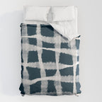 Tie Dye no. 1 in Indigo  Duvet Cover Gallery Image 6