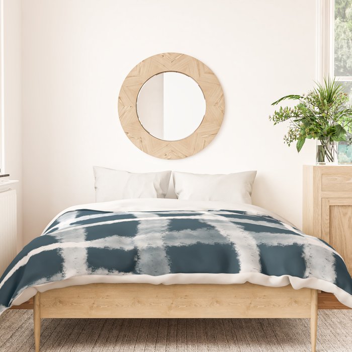 Tie Dye no. 1 in Indigo  Duvet Cover Gallery Image 3