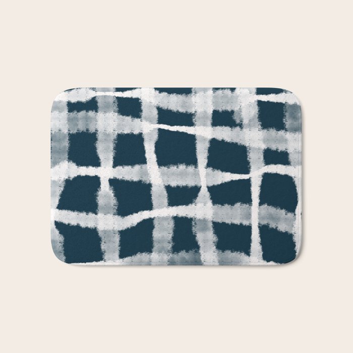 Tie Dye no. 1 in Indigo  Bath Mat Gallery Image 1