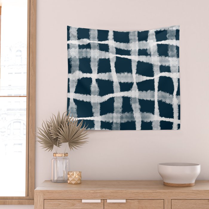 Tie Dye no. 1 in Indigo  Wall Tapestry Gallery Image 2