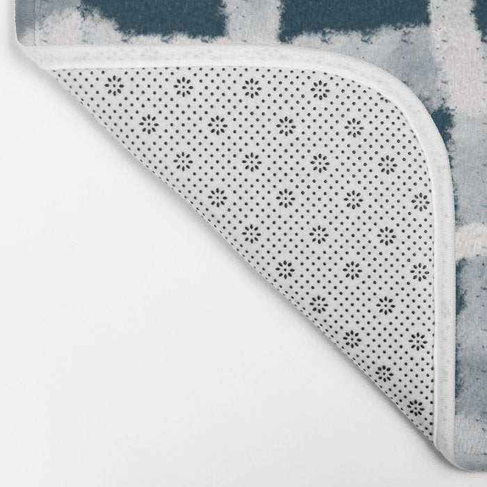 Tie Dye no. 1 in Indigo  Bath Mat Gallery Image 2