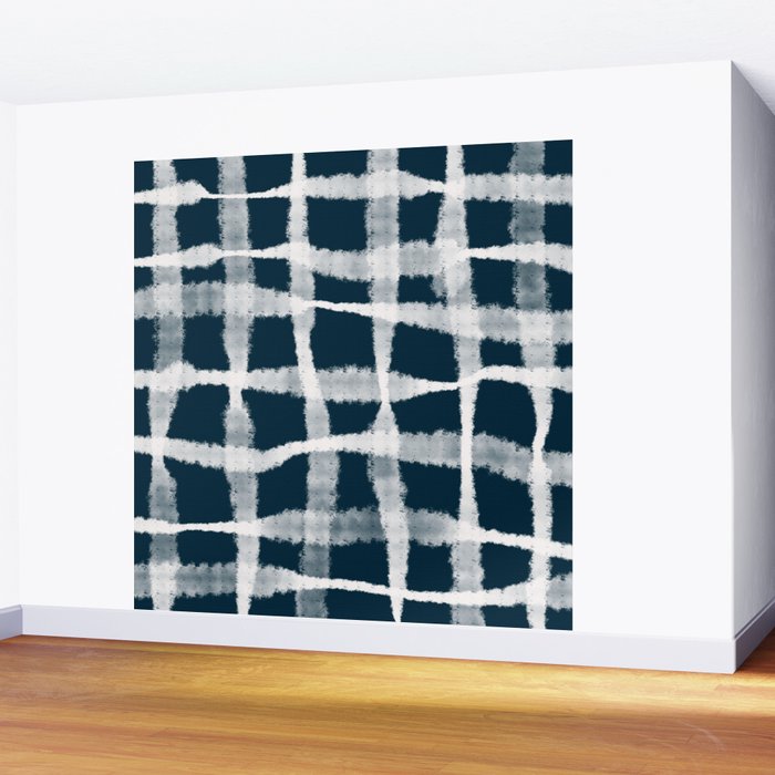 Tie Dye no. 1 in Indigo  Wall Mural Gallery Image 2