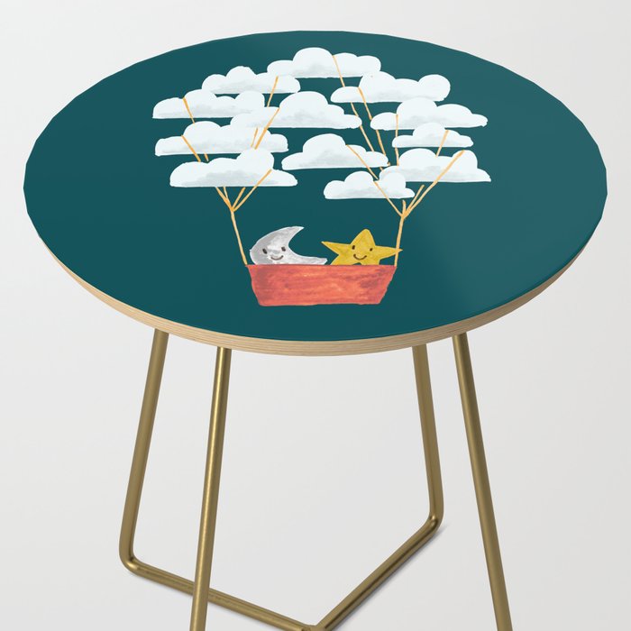 Hot cloud baloon - moon and star Side Table Gallery Image 2