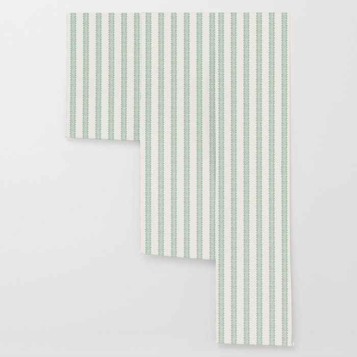 Clarabelle Stripe I Emerald Wallpaper Gallery Image 3