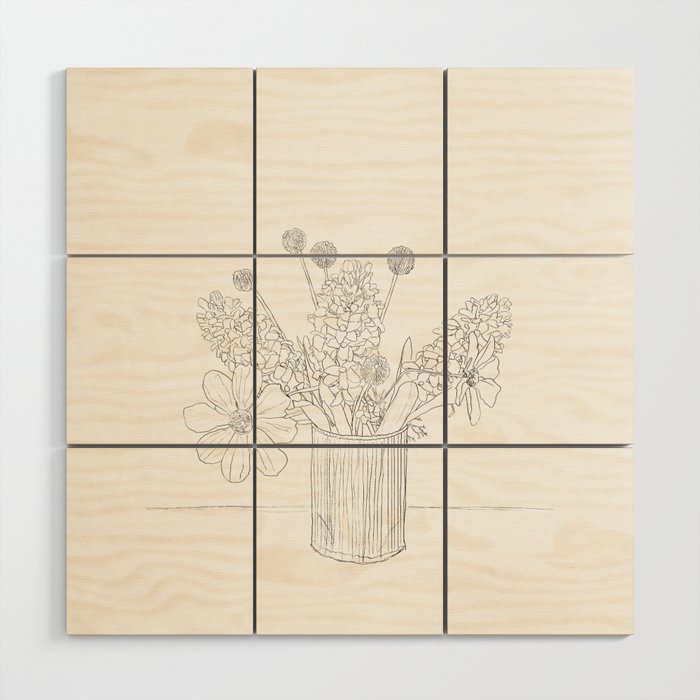  Spring Line Mood  Wood Wall Art Gallery Image 1