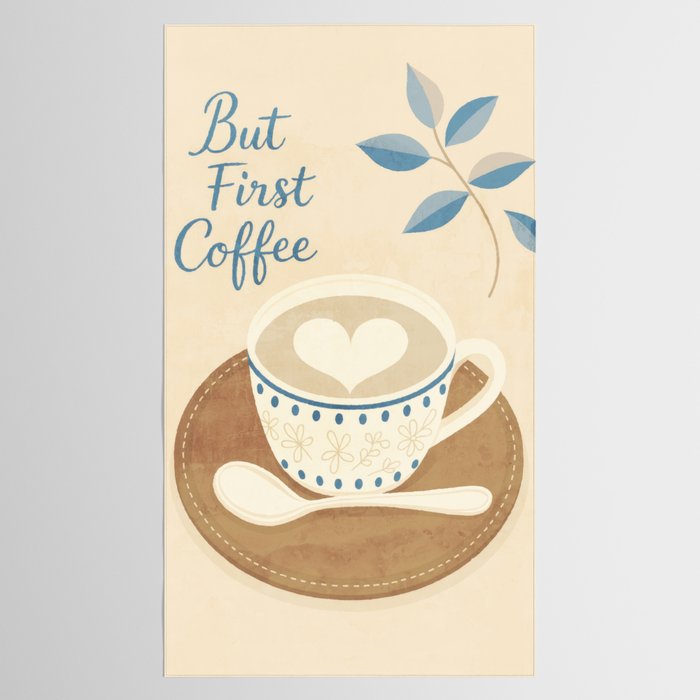 But First Coffee III Tablecloth Gallery Image 2