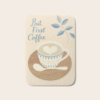 But First Coffee III Bath Mat Gallery Image 1