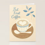But First Coffee III Stationery Card Gallery Image 2