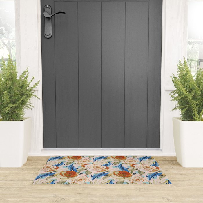 Dolphin Eternal Spring Charm Welcome Mat Gallery Image 3