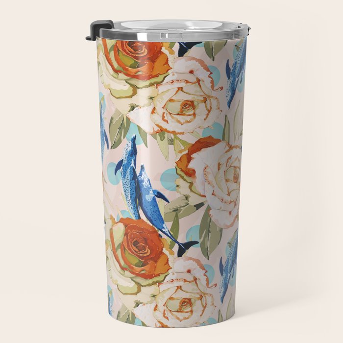 Dolphin Eternal Spring Charm Travel Mug Gallery Image 3