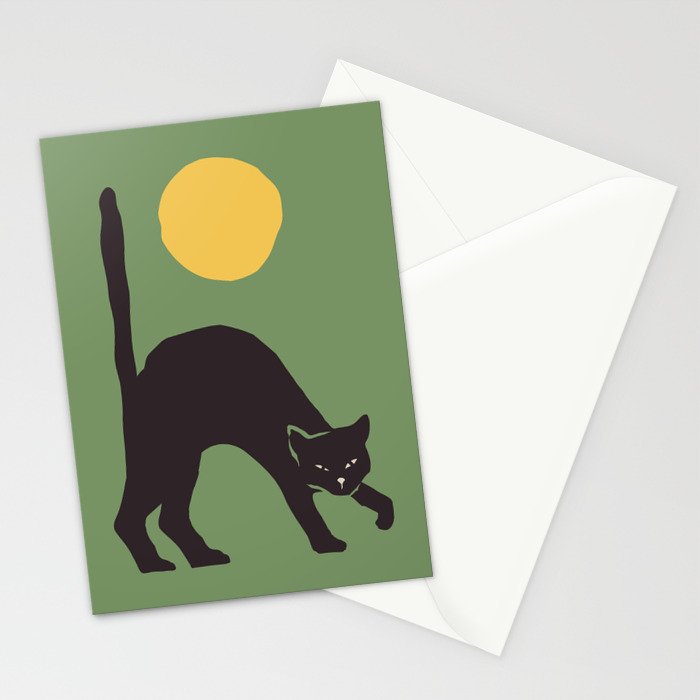 Angry Cat Stationery Card Gallery Image 2