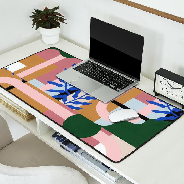 Leather Fern Desk Mat Gallery Image 2