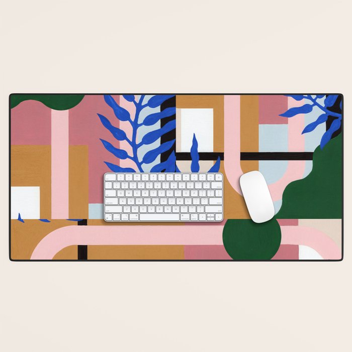 Leather Fern Desk Mat Gallery Image 1