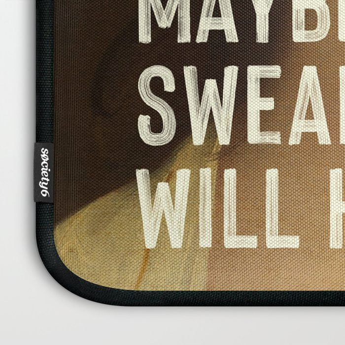Maybe Swearing Will Help Laptop Sleeve Gallery Image 3