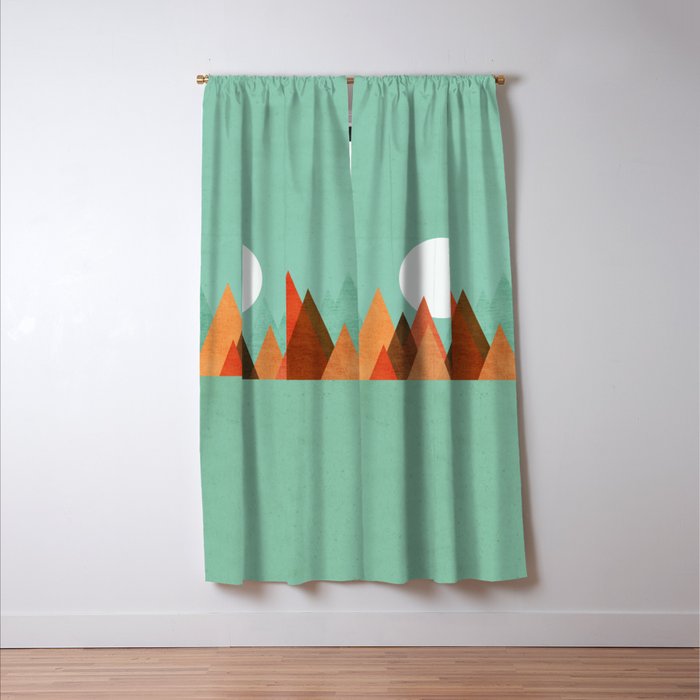 From the edge of the mountains Window Curtain Gallery Image 3