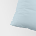 Soft Chalky Pastel Blue Solid Color Pillow Sham Gallery Image 4