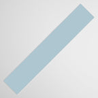 Soft Chalky Pastel Blue Solid Color Table Runner Gallery Image 3