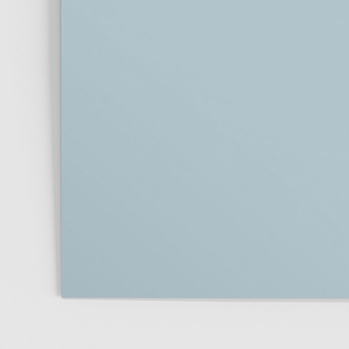 Soft Chalky Pastel Blue Solid Color Poster Gallery Image 3