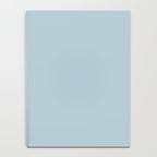 Soft Chalky Pastel Blue Solid Color Notebook Gallery Image 4