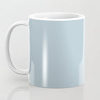 Soft Chalky Pastel Blue Solid Color Coffee Mug Gallery Image 3