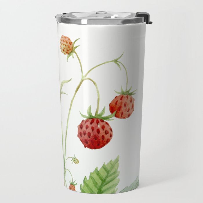 Wild Strawberries Travel Mug Gallery Image 2