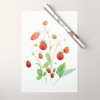 Wild Strawberries Wrapping Paper Gallery Image 1