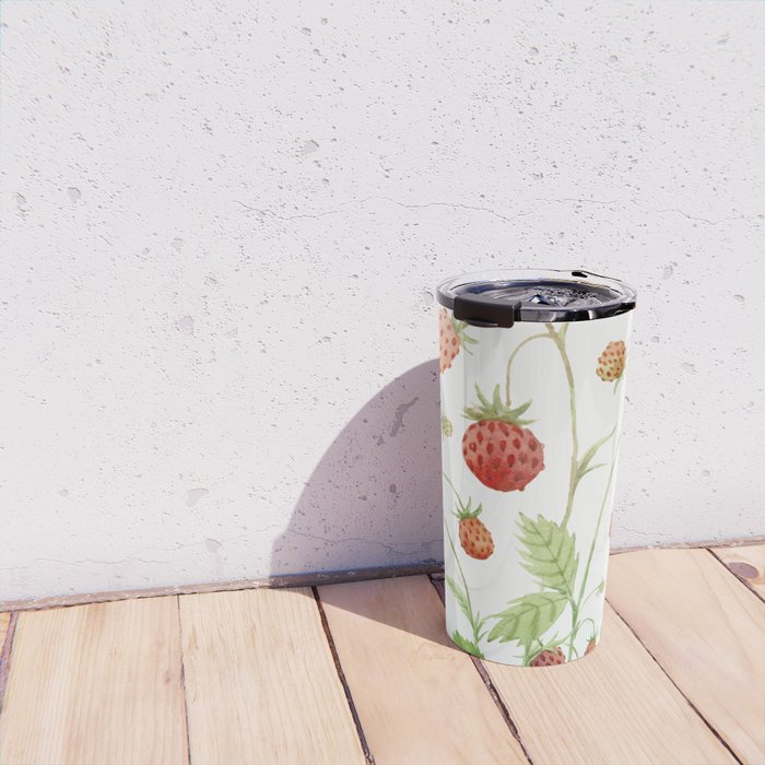 Wild Strawberries Travel Mug Gallery Image 4