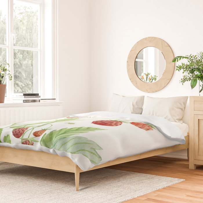 Wild Strawberries Duvet Cover Gallery Image 2