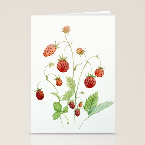 Wild Strawberries Stationery Card Gallery Image 1