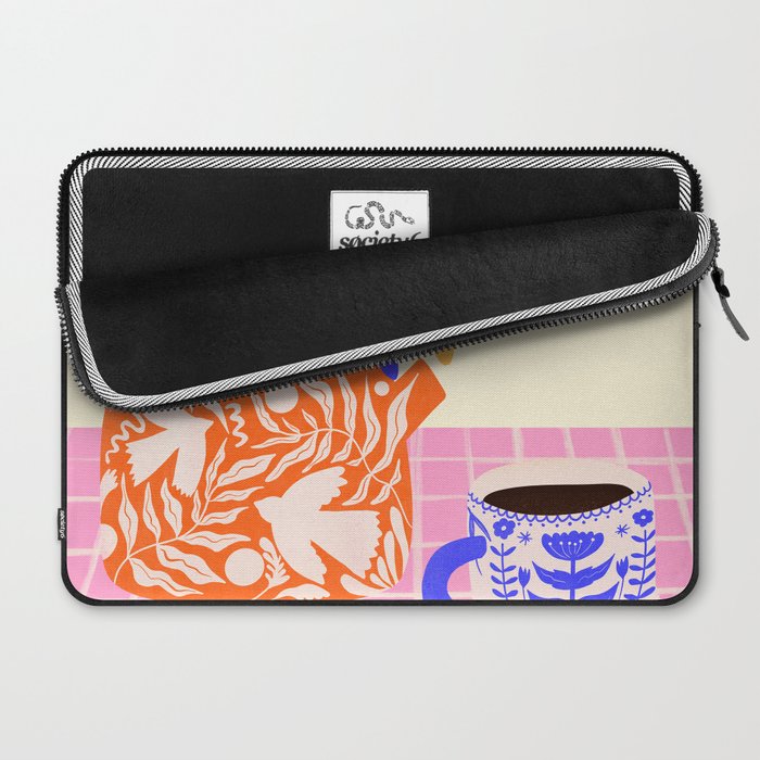 Colorful Tea Por Laptop Sleeve Gallery Image 2