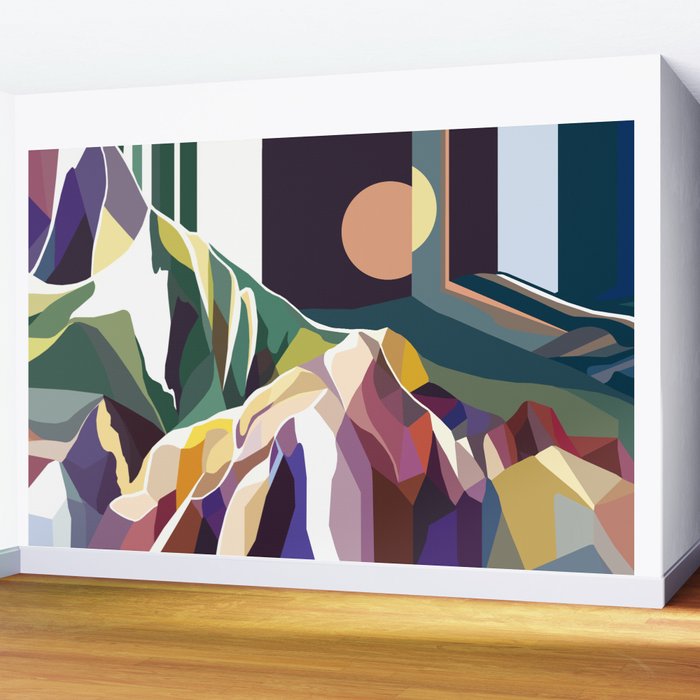 At Mont-Rebei Wall Mural Gallery Image 2
