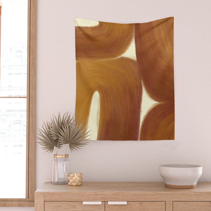 Soft shapes  Wall Tapestry Gallery Image 2