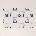 Inhale Exhale Panda Welcome Mat Gallery Image 1