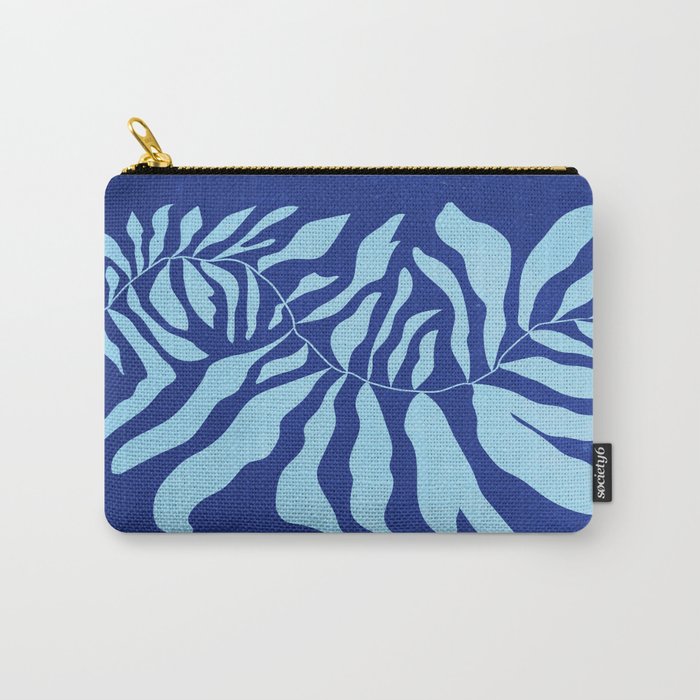 JAZZ FERNS 01 | Starry Blue Matisse Edition Carry All Pouch Gallery Image 1