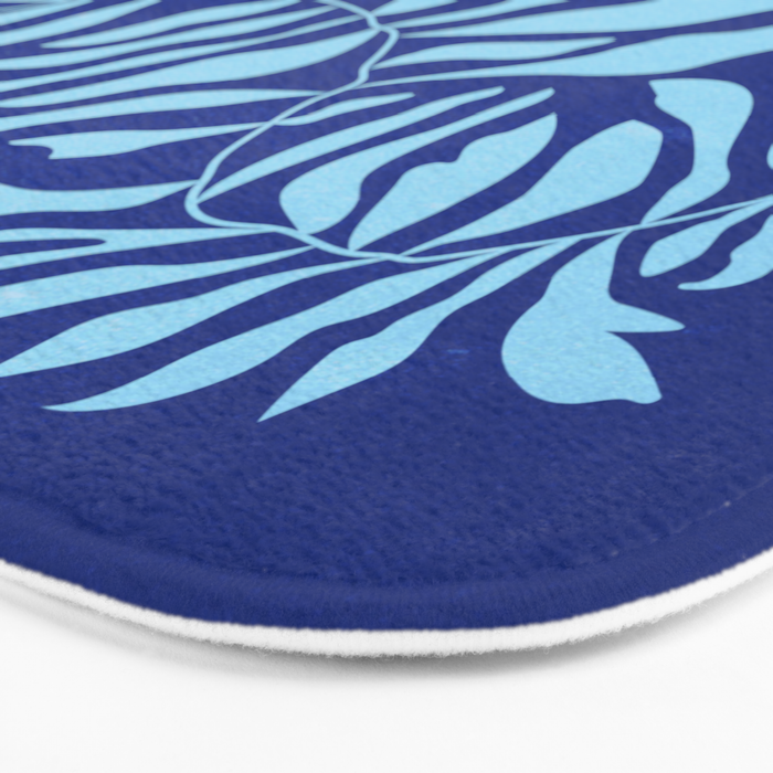 JAZZ FERNS 01 | Starry Blue Matisse Edition Bath Mat Gallery Image 3