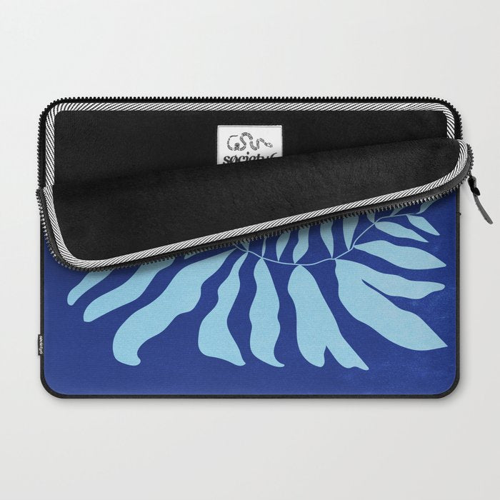 JAZZ FERNS 01 | Starry Blue Matisse Edition Laptop Sleeve Gallery Image 2