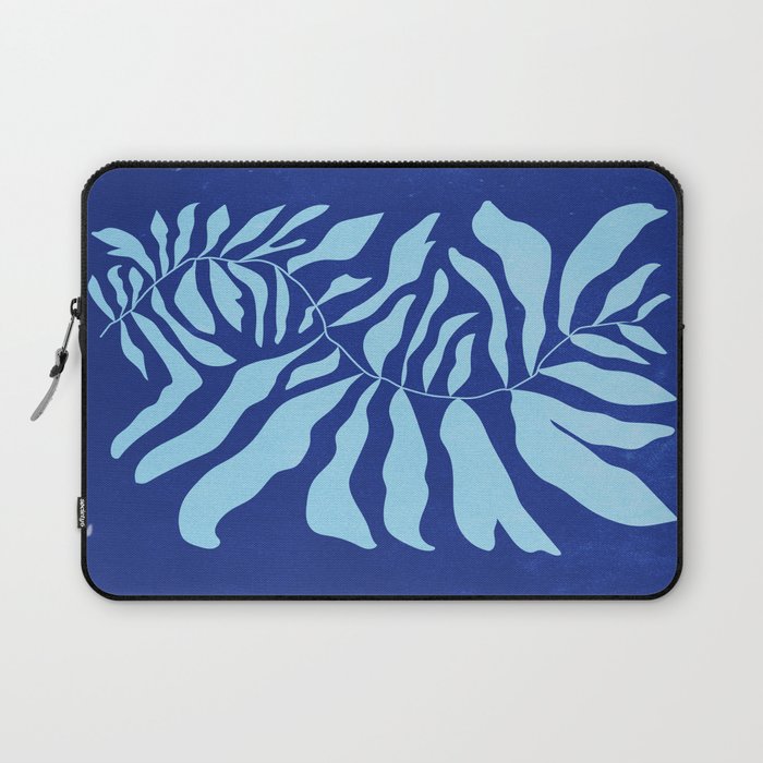 JAZZ FERNS 01 | Starry Blue Matisse Edition Laptop Sleeve Gallery Image 1