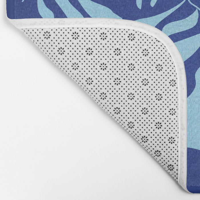 JAZZ FERNS 01 | Starry Blue Matisse Edition Bath Mat Gallery Image 2