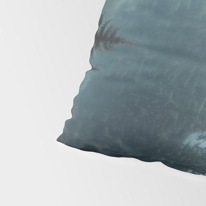 Misty Pine Forest Pillow Sham Gallery Image 4
