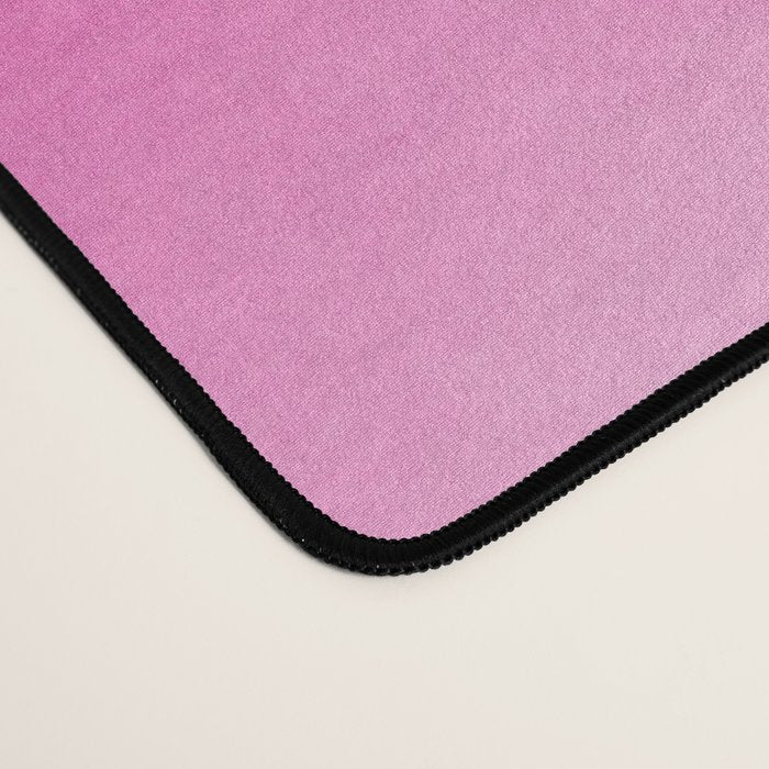 Magenta Watercolor Ombre (magenta pink/white) Desk Mat Gallery Image 4